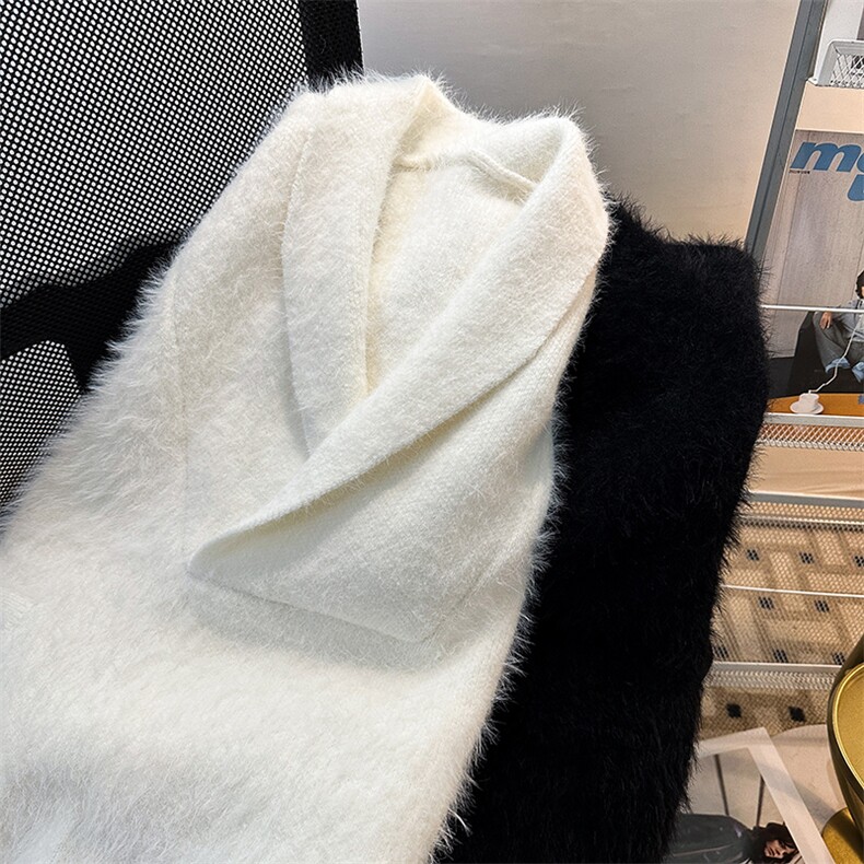 秋季轻熟风设计感大V领针织毛衣男韩版慵懒宽松痞帅外套MY955-P60,男装针织衫/毛衣,星座308B-2