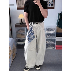 方巾可拆卸弯刀牛仔裤ZK0403-特批50，男装牛仔裤，星座313A(原308A-2)