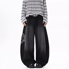 557-P49大码运动裤男秋冬加肥加大加绒加厚宽松裤子，女装休闲裤，电商B323A