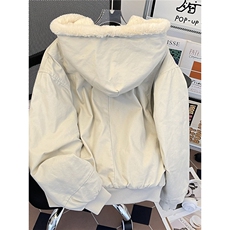 棉袄外套男女款秋冬加厚加绒羊羔毛棉服连帽保暖棉衣TT6028P105，男装棉衣，星座1013-5