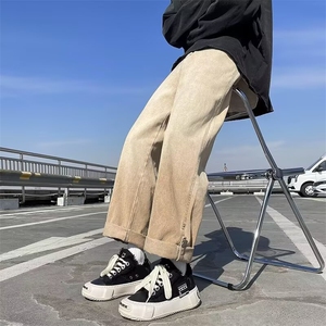 高街牛仔裤阔腿裤子2025新款流行5999 P45图片