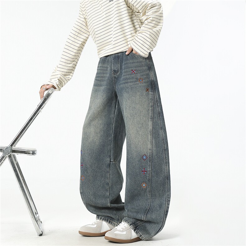 2026春装弯刀裤牛仔裤D309B-K226-P55，男装牛仔裤，电商D309B