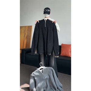 连帽针织衫男毛衣KD654-P55图片