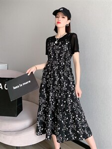 2022年夏装新款连衣裙,女装连衣裙,韩伊雪