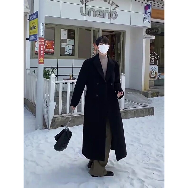 原版高品质~美式cleanfit男士中长款过膝毛呢大衣外套Y983-P125,男装毛呢大衣,星座1004-3