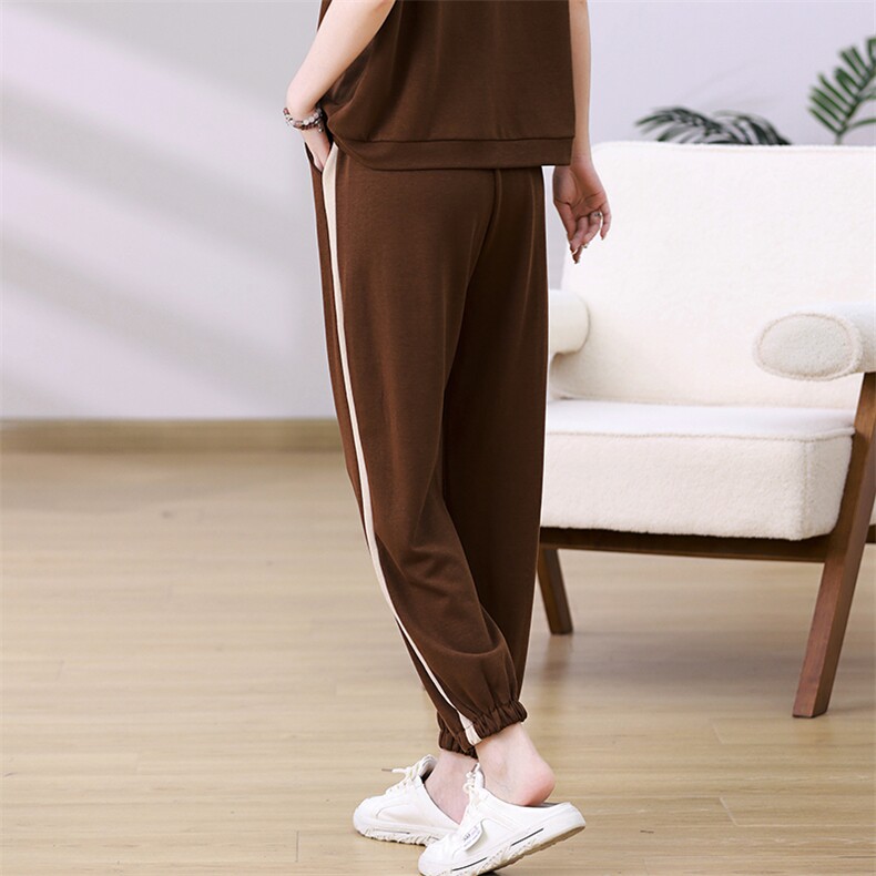 时尚宽松显瘦女式休闲裤舒适百搭高腰长裤日常穿搭必备单品,女装休闲裤,叶笙衣