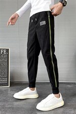 2025秋冬红华夫格裤子男韩版潮流拉链装饰修身小脚裤，男装休闲裤，电商A327