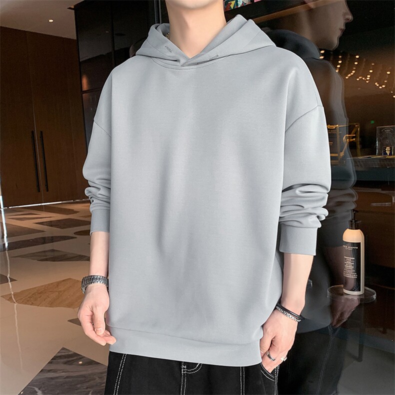 店主风春季新款圆领卫衣男纯色休闲卫衣VE55201-P40,男装卫衣,星座717