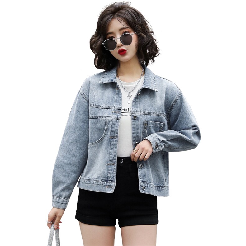 牛转乾坤短外套女2021春季新款女装短款烫钻牛仔小外套女潮,女装短外套,慧尚依恋