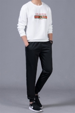 运动套装男2023年春季新款潮牌休闲圆领卫衣搭配中青年男士运动服，男装休闲套装，电商B212（原钱塘6029）