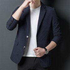 春秋季2023新款西服男士中年外套商务休闲单件西装成熟爸爸上衣，男装西服，电商B212（原钱塘6029）
