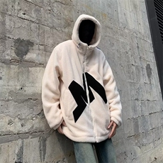 潮牌复古羊羔绒外套男秋冬季2024新款美式WM66-P60，男装夹克，星座1109-3