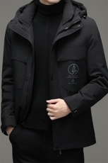 男士新款羽绒服冬季连帽中年加厚商务休闲保暖外套上衣爸爸装，男装羽绒服，电商B212（原钱塘6029）
