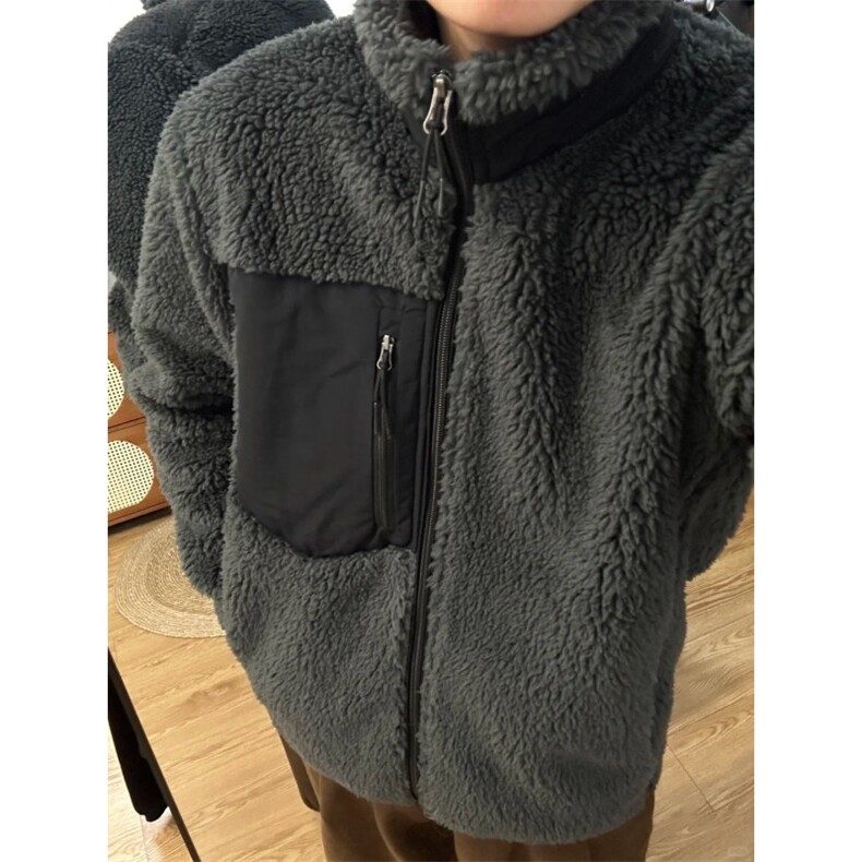 秋冬新款羊羔毛外套GS04-P85成分100聚酯纤维,女装短外套,星座1302