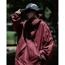 防晒衣男夏季痞帅户外机能冲锋衣外套美式连帽防晒服夹克FS84-P40，男装夹克，星座1008