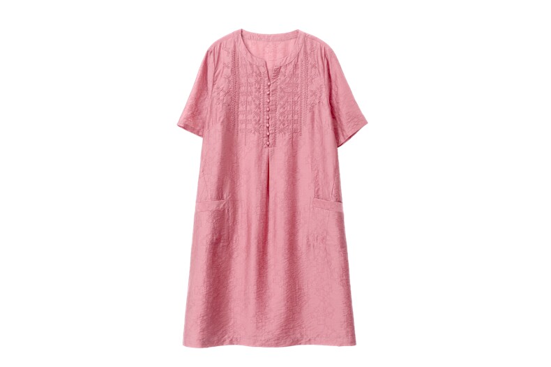 大码女装胖MM天丝连衣裙夏宽松中年胖妈妈夏装薄款遮肚中长款裙子,女装连衣裙,独衣靓