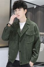 秋冬新款男士翻领灯芯绒休闲西服外套夹克男士上衣JK861-P60，男装夹克，星座1403B