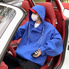 JK8006/P60秋装新款现货港风防水冲锋衣个性夹克男潮大码上衣外套，男装夹克，电商A141