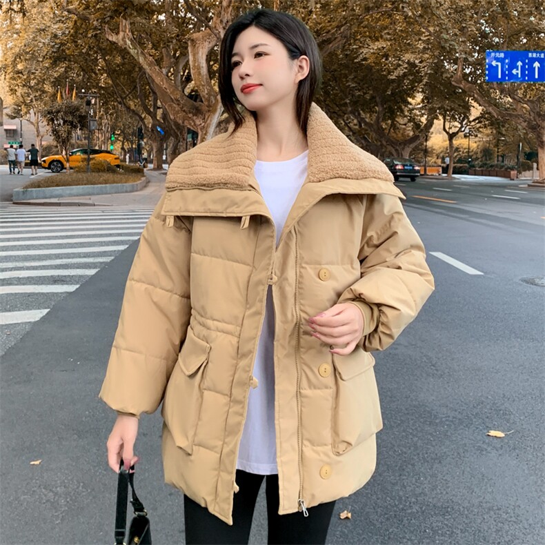 棉服女外套韩版短款面包服大码港风宽松羽绒服学生MMC505-90,男装羽绒服,星座911-2(原星座613-2）