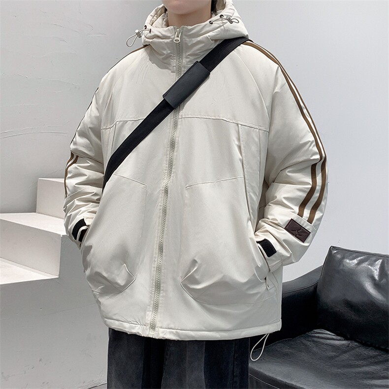 冬上新加棉加厚棉服港风休闲连帽棉衣外套男女8321-P110控价158,男装棉衣,电商A441-1