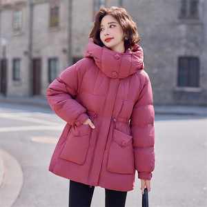 羽绒服女中长款2025冬季新款女装时尚气质连帽白鸭绒外套潮！现货图片