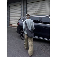 BS20-P45日系大容量包格纹轻便简约高级感慵懒风中性通勤托特包，鞋类箱包手腕包，星座1501