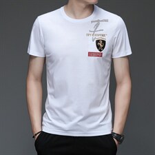 2023年夏新款高端时尚男士T恤P55，男装T恤，电商D223-1