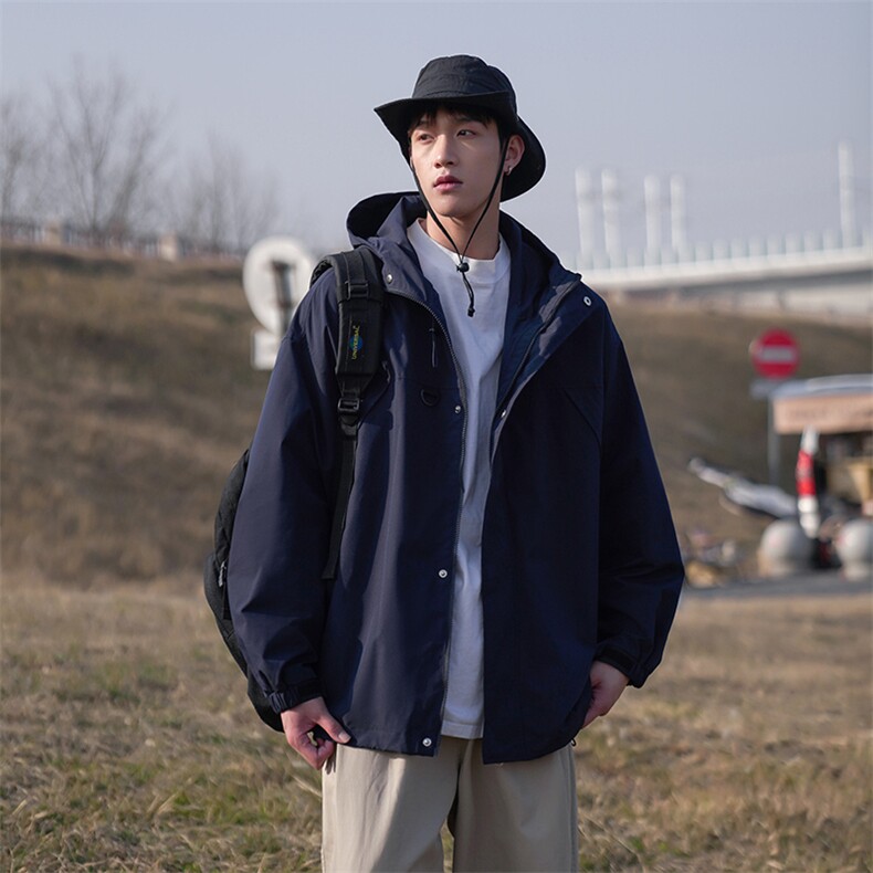 秋季潮牌日系宽松工装休闲夹克男外套连帽上衣CYJK9116-P75 控138图片