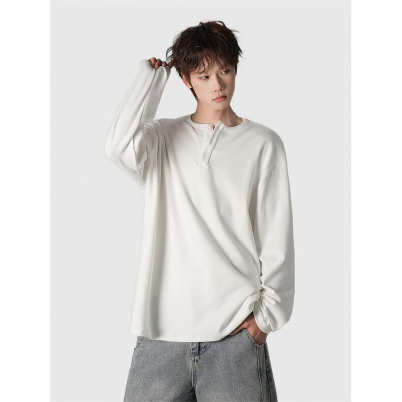 TXDD017-P40高质量春秋新款长袖T恤卫衣男女同款打底衫，男装T恤，星座712A-1