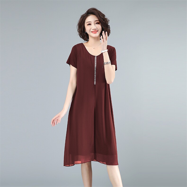 2021夏款新款拼接大码女装连衣裙228款,女装连衣裙,秋牧寒烟