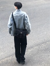 秋季牛仔外套男潮流夹克男外套休闲中性百搭上衣JK611-P60，男装工装外套，电商D202-1