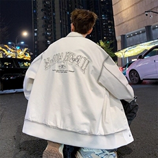 2025春季时尚休闲夹克外套男青少年宽松连帽男，男装夹克，星座1206（原A206）