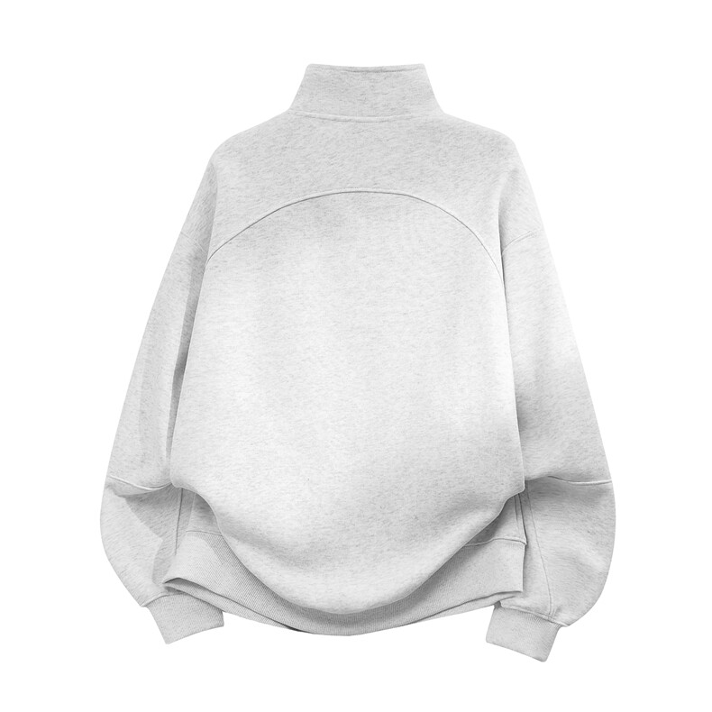 重磅boxy短款全棉450克开衫双拉链卫衣短宽立领外套男RH5321-P55,女装短外套,星座610B-1