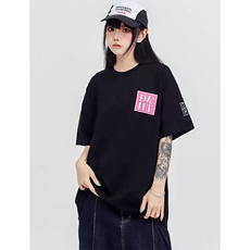 万针全刺绣工艺抖音得物高品质260克重磅纯棉双纱美式高街短袖T恤，男装T恤，电商A486
