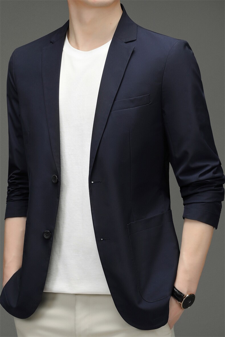 D33611男式2023春季新款便西男韩版西装外套商务休闲西服男装P185,男装西服,电商B360