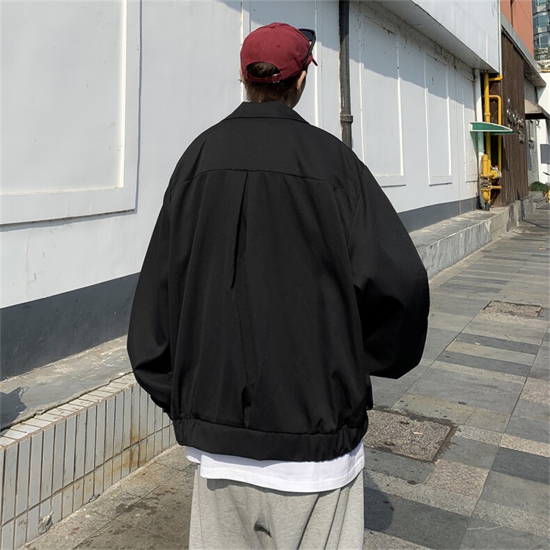 日系宽松街头工装外套男春秋chic百搭设计感上衣夹克JK07261-P50,男装夹克,星座308B-1
