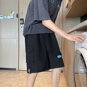 短裤男夏季工装外穿ins潮流韩版学生多口袋休闲五分裤 K1044-P30图片