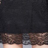 圆领时尚宽松优雅长袖蕾丝衫2021年秋季套头修身，女装蕾丝衫/雪纺衫，安之芮娜