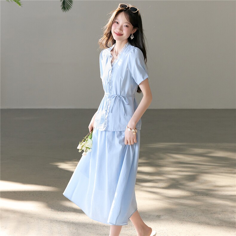 2026年夏季时尚潮流时尚休闲两件套裙,女装套装/套裙,江南富贵女