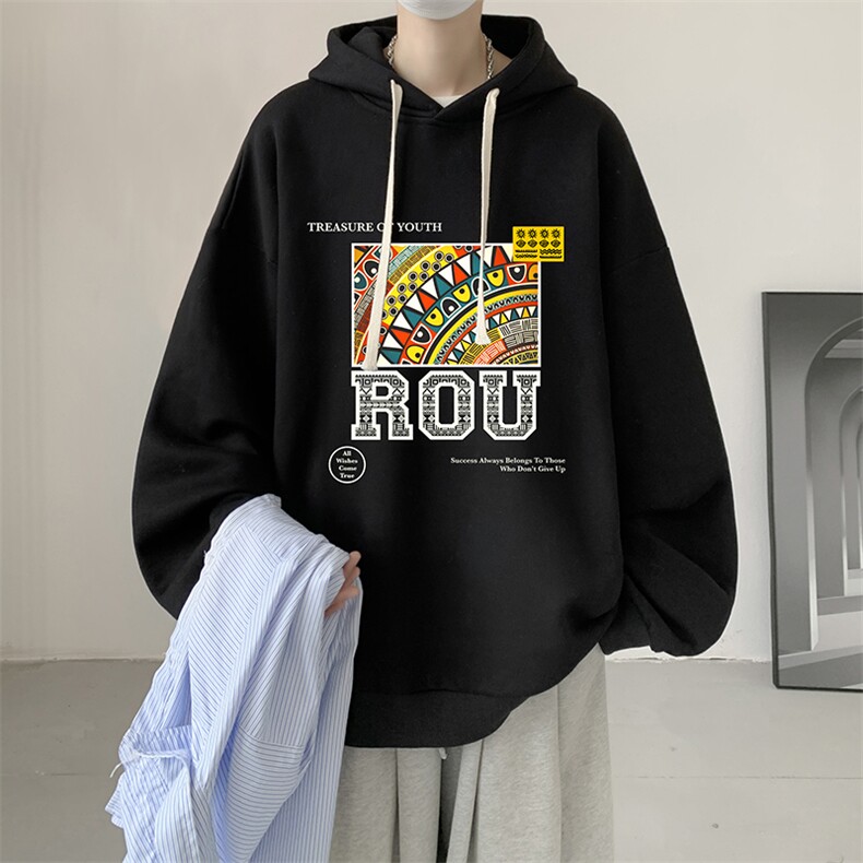 8XL连帽卫衣男大码胖子帽衫大号运动服WY2370-P35,男装卫衣,电商A040