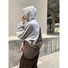 抖音得物高品质二开美式高街重磅结构辑明线纹理连帽卫衣外套W109，男装卫衣，电商A486