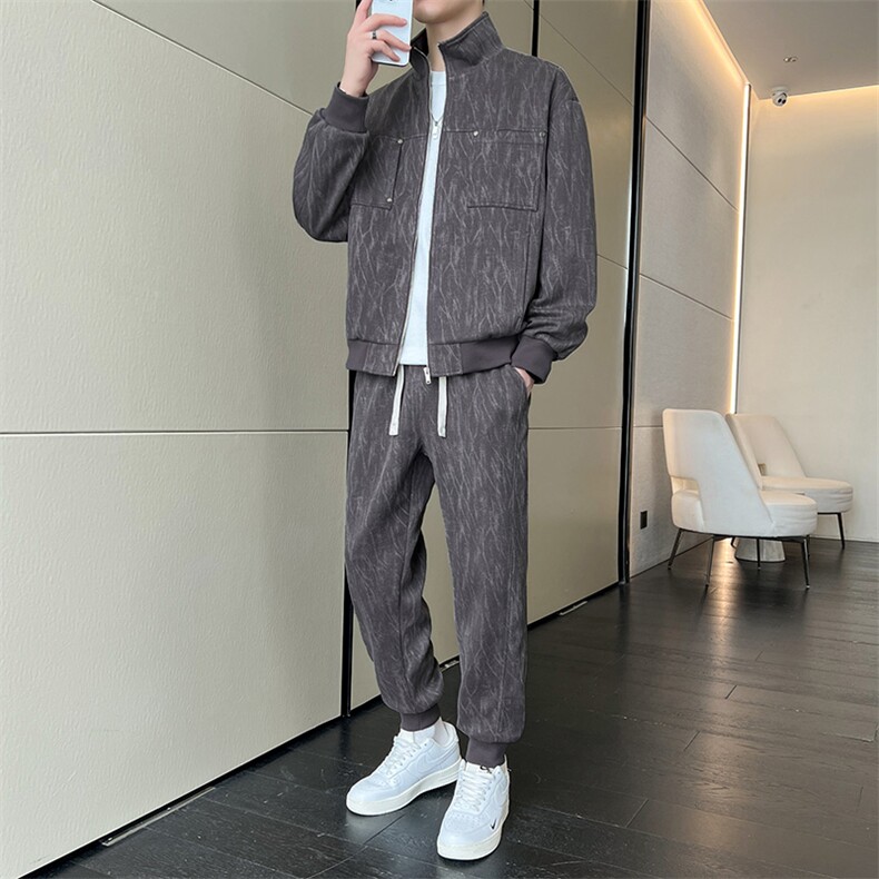 38555-P115大码控218秋季美式大码休闲套装,男装休闲套装,星座209