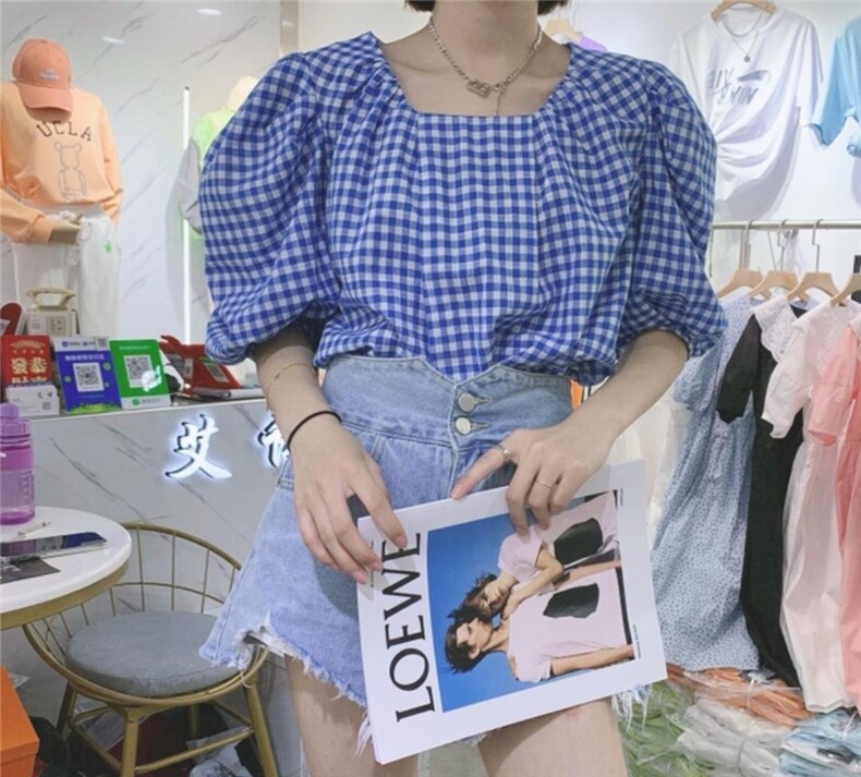 格子，女装，潮衣坊