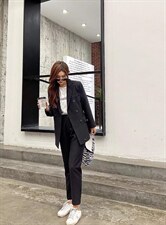 西装套装，女装西装，茜茜可依 红太狼