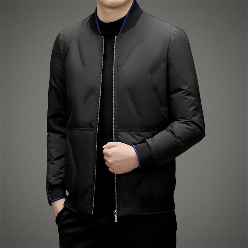 BAMJ-8992钱塘2020-2中年男士商务休闲时尚立领简约羽绒服P170图片
