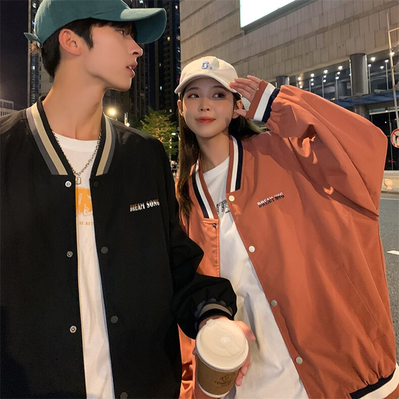 新款上市潮牌情侣春季上衣宽松休闲夹克外套CYJK2126-P45,男装夹克,电商A128