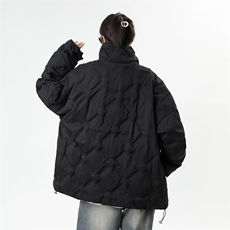 菱格服外套韩休闲加厚立领棉衣面包服J851P100，男装棉衣，星座1116-2