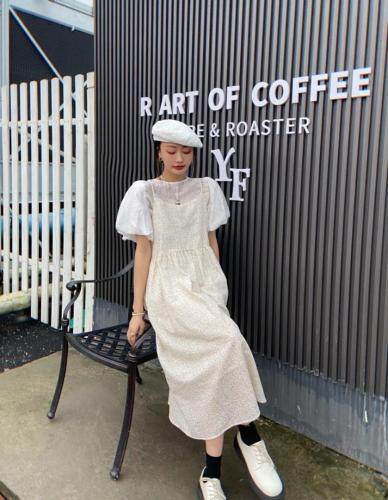 碎花连衣裙夏季，女装连衣裙，洣琳萱