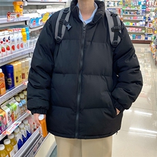 光版二开加厚棉衣男立领棉服棉袄冬季潮A266-P03-P30特批黑色35，男装棉衣，电商A266