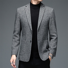 BV211钱塘2020-2秋冬男士羊毛西装时尚休闲西服外套主推款P155，男装西服，钱塘207-2